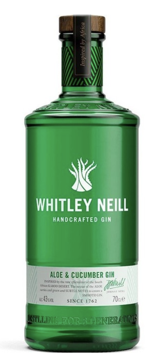 Джин Whitley Neill Aloe & Cucumber Gin 43% 0.7 л